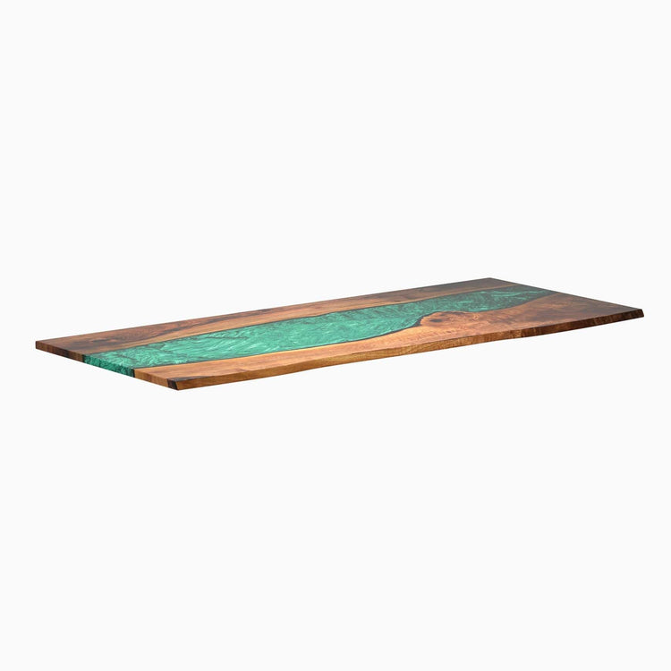 Plateaux de bureau en bois massif et résine Desky