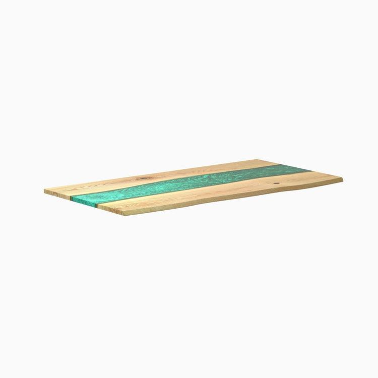 Plateaux de bureau en bois massif et résine Desky