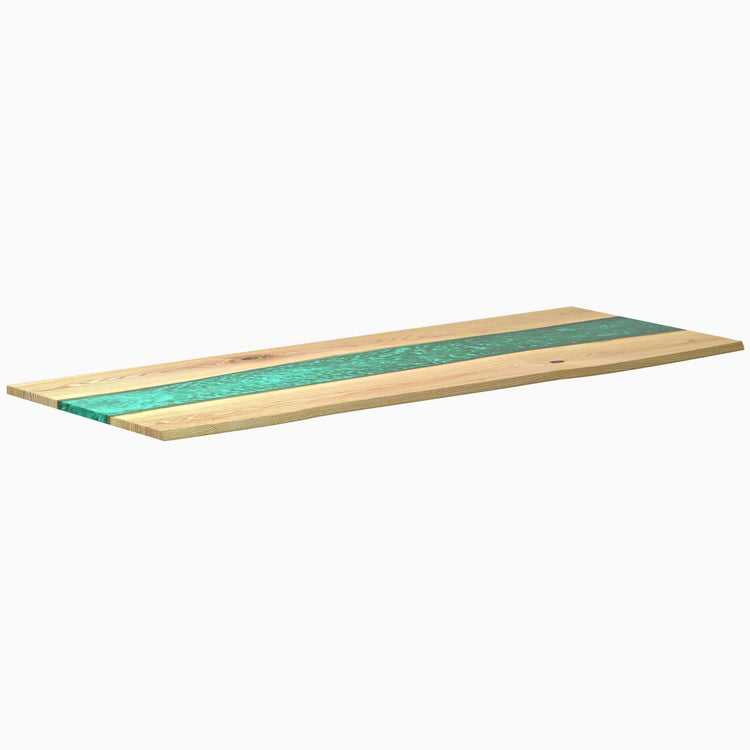 Plateaux de bureau en bois massif et résine Desky