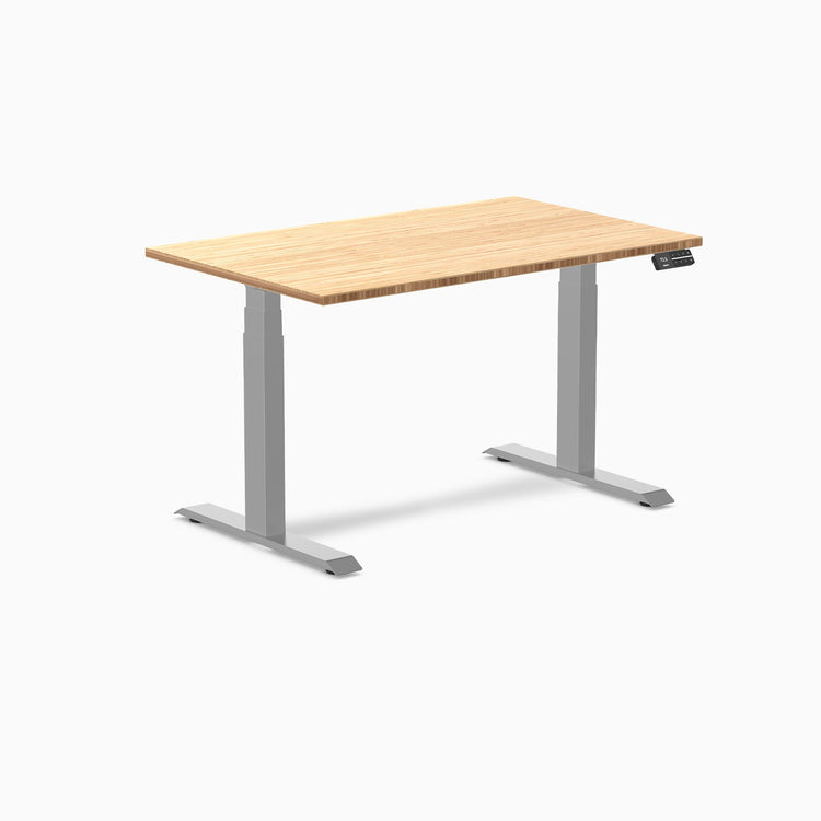 Bureau assis debout en bambou Desky Dual