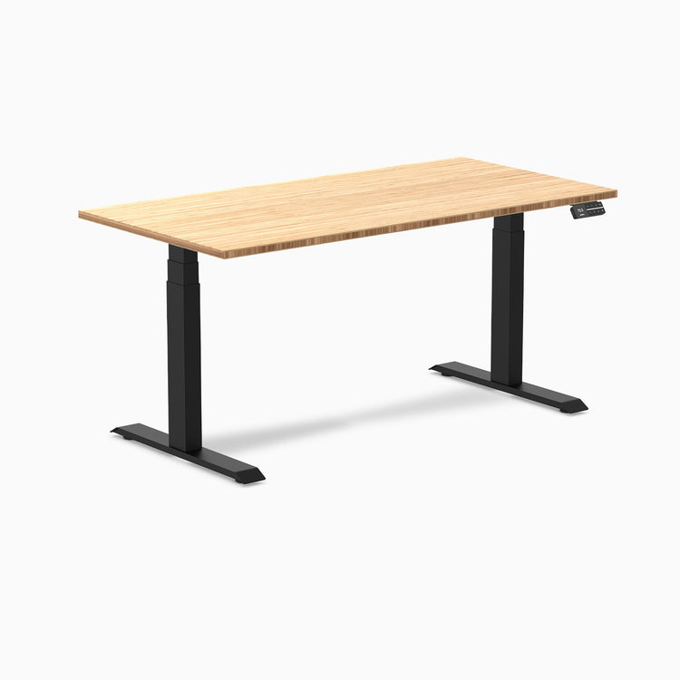 Bureau assis debout en bambou Desky Dual