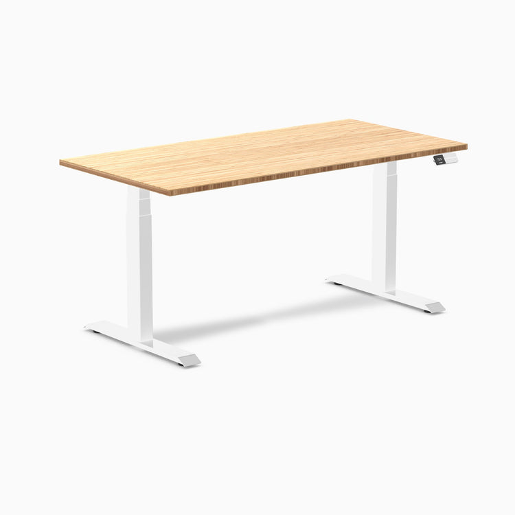 Bureau assis debout en bambou Desky Dual