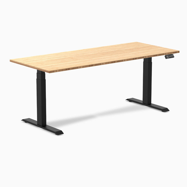Bureau assis debout en bambou Desky Dual