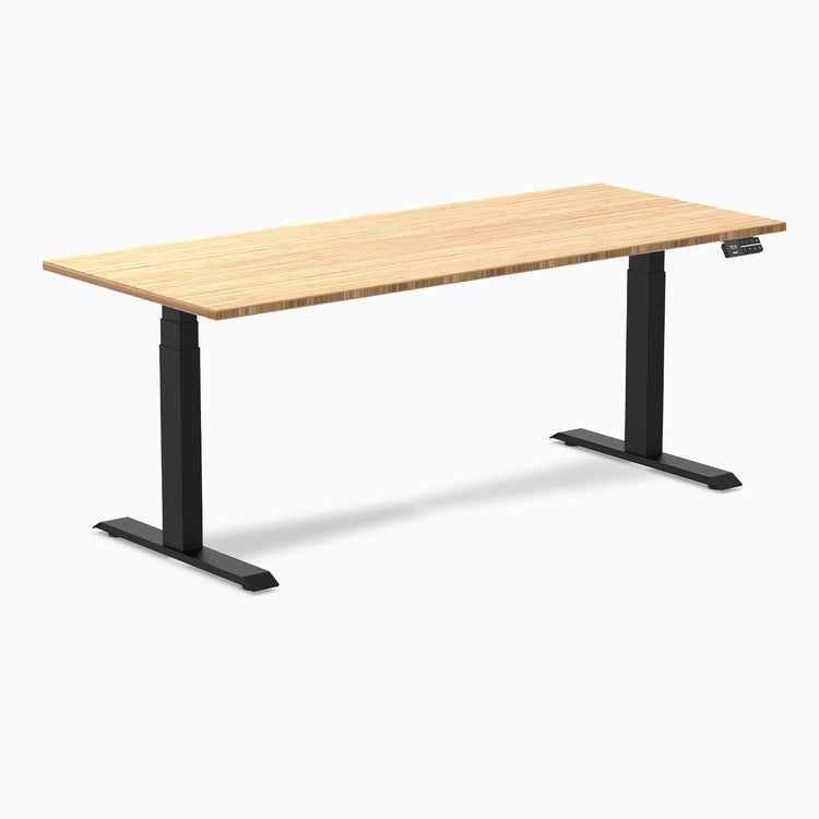 Bureau assis debout en bambou Desky Dual