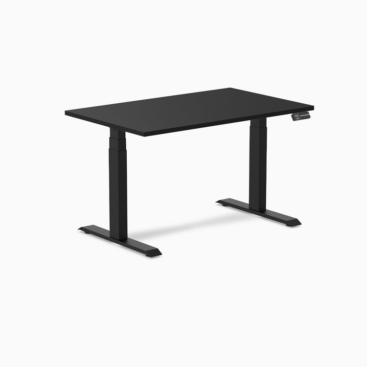 Bureau assis-debout Desky Dual en mélamine