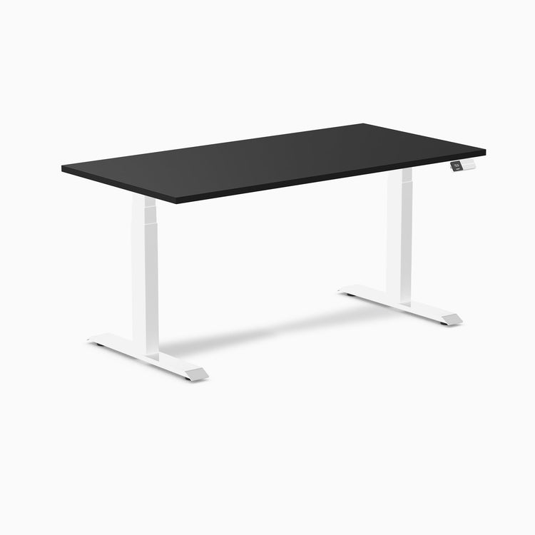 Bureau assis-debout Desky Dual en mélamine