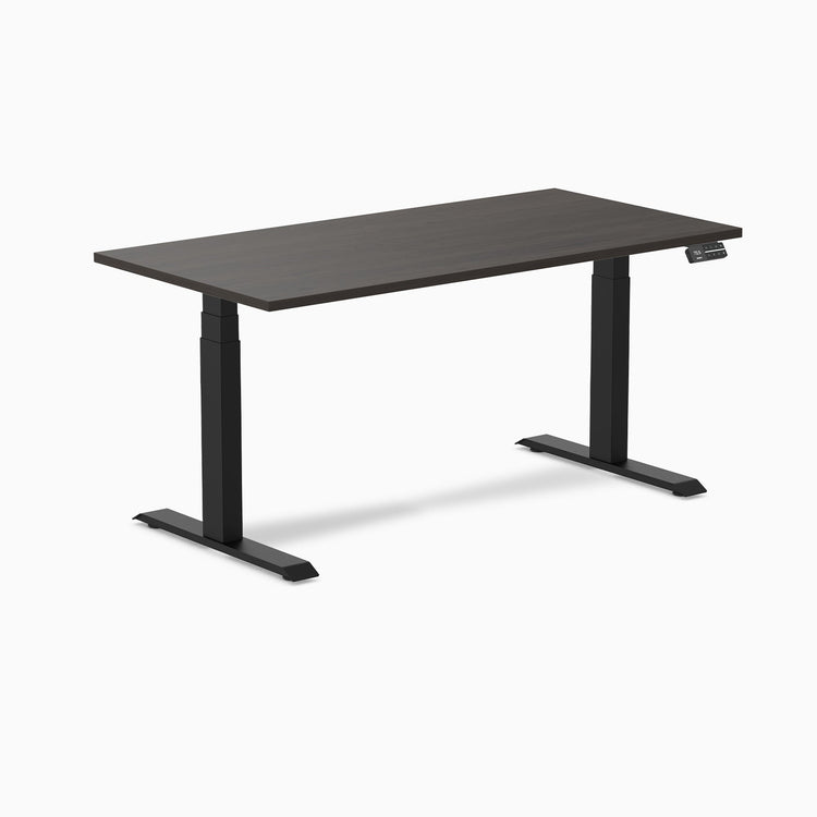 Bureau assis-debout Desky Dual en mélamine