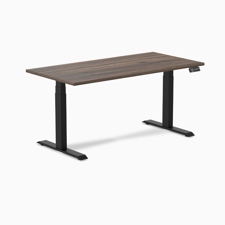 Bureau assis-debout Desky Dual en mélamine