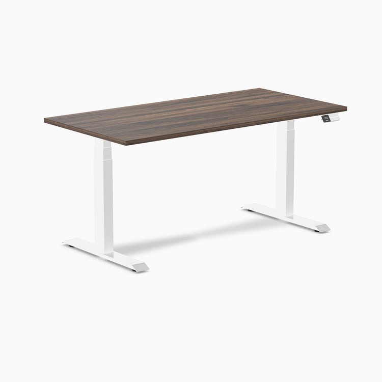Bureau assis-debout Desky Dual en mélamine