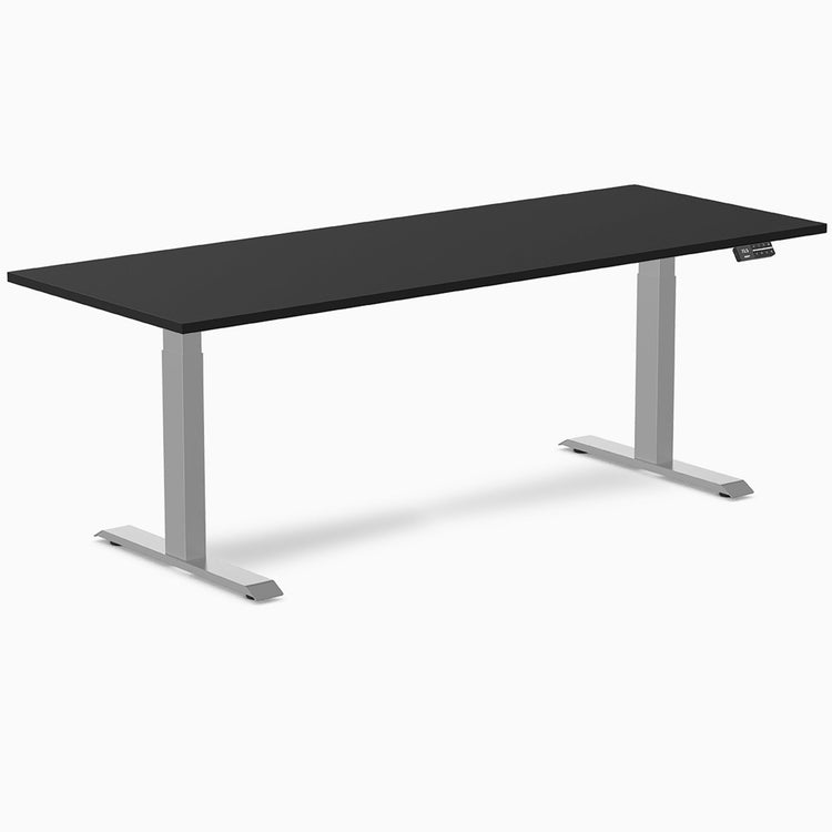 Bureau assis-debout Desky Dual en mélamine