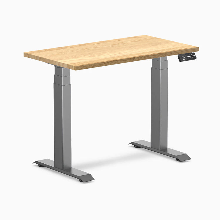 Desky Dual Mini Hardwood Sit Stand Desk