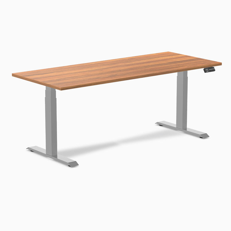 Bureau assis-debout Desky Dual en mélamine