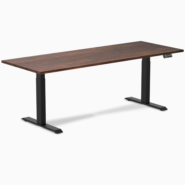 Bureau assis debout en résineux Desky Dual