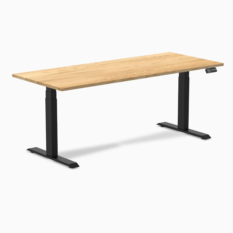 Bureau assis-debout en bois massif Desky Dual