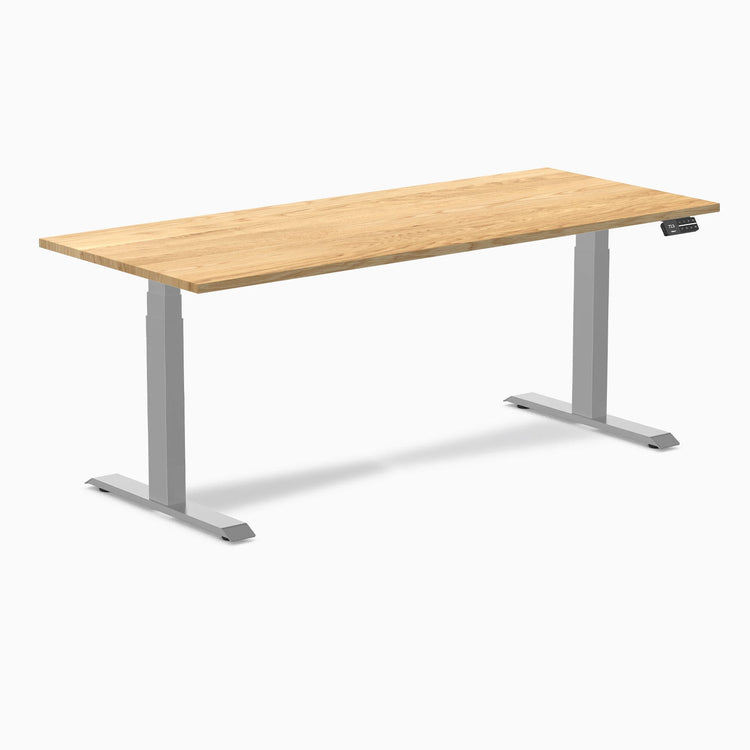 Bureau assis-debout en bois massif Desky Dual