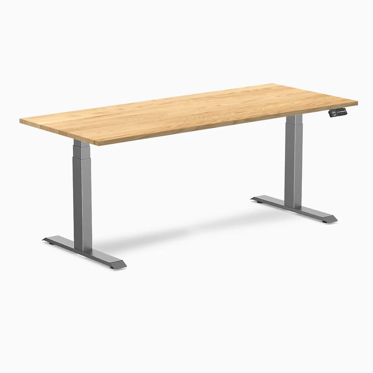 Bureau assis-debout en bois massif Desky Dual