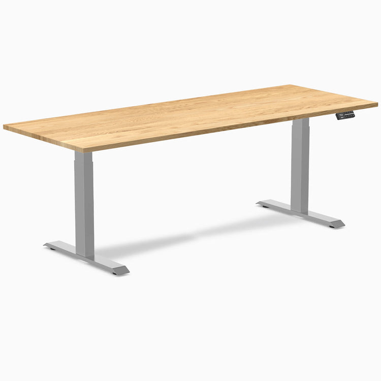 Bureau assis-debout en bois massif Desky Dual