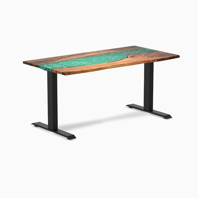 Bureau en bois massif et résine Desky Zero