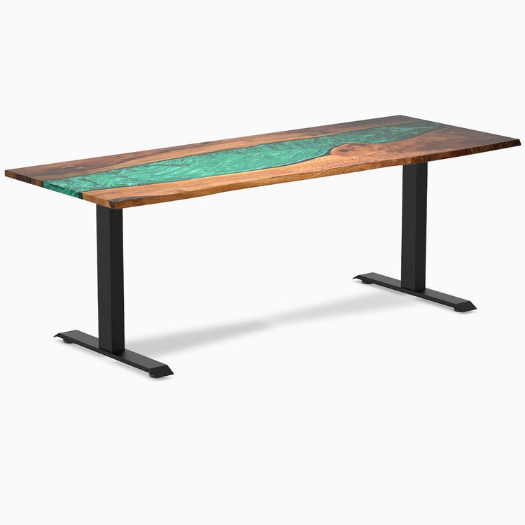 Bureau en bois massif et résine Desky Zero