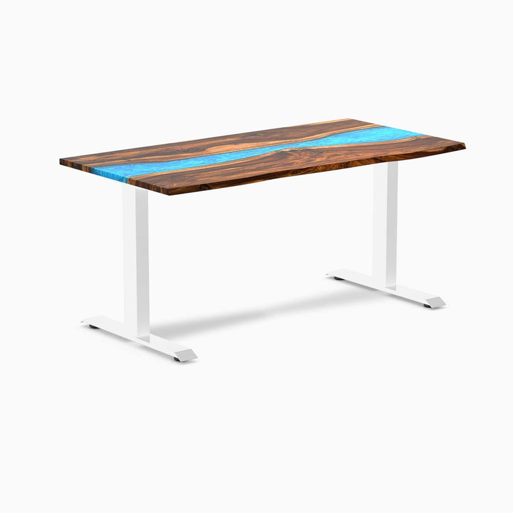 Bureau en bois massif et résine Desky Zero
