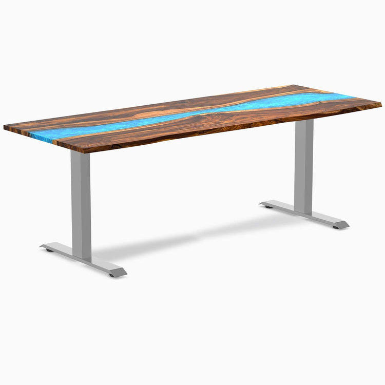 Bureau en bois massif et résine Desky Zero