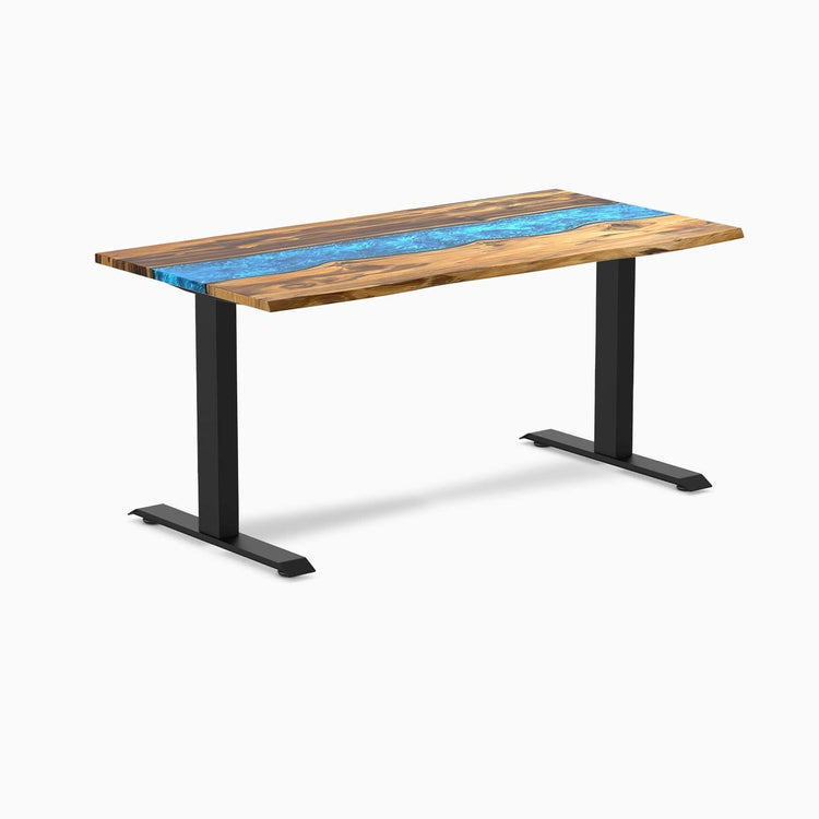 Bureau en bois massif et résine Desky Zero