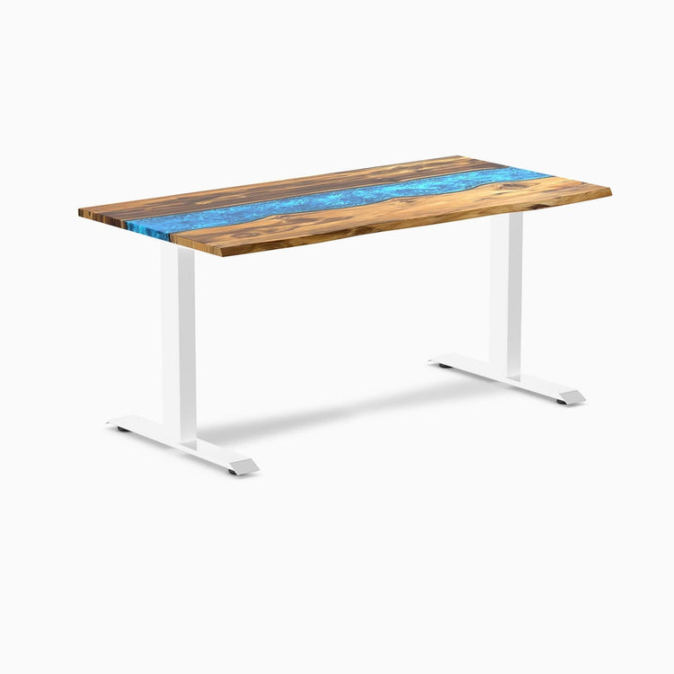 Bureau en bois massif et résine Desky Zero