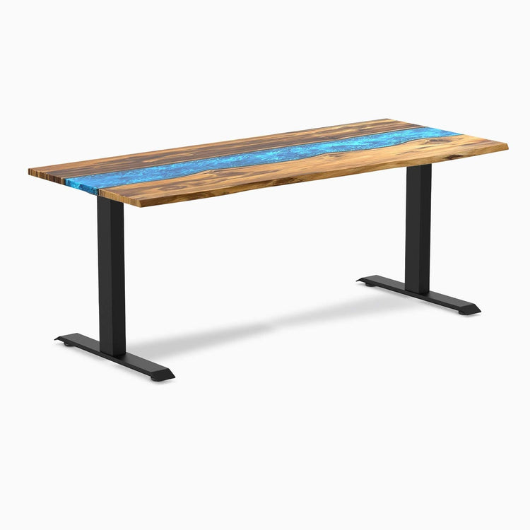 Bureau en bois massif et résine Desky Zero