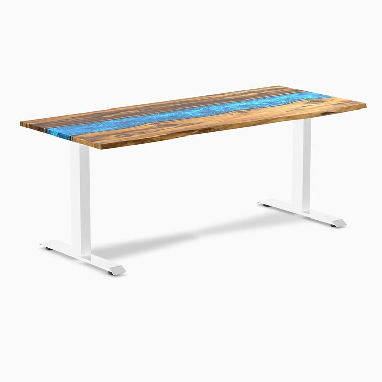 Bureau en bois massif et résine Desky Zero