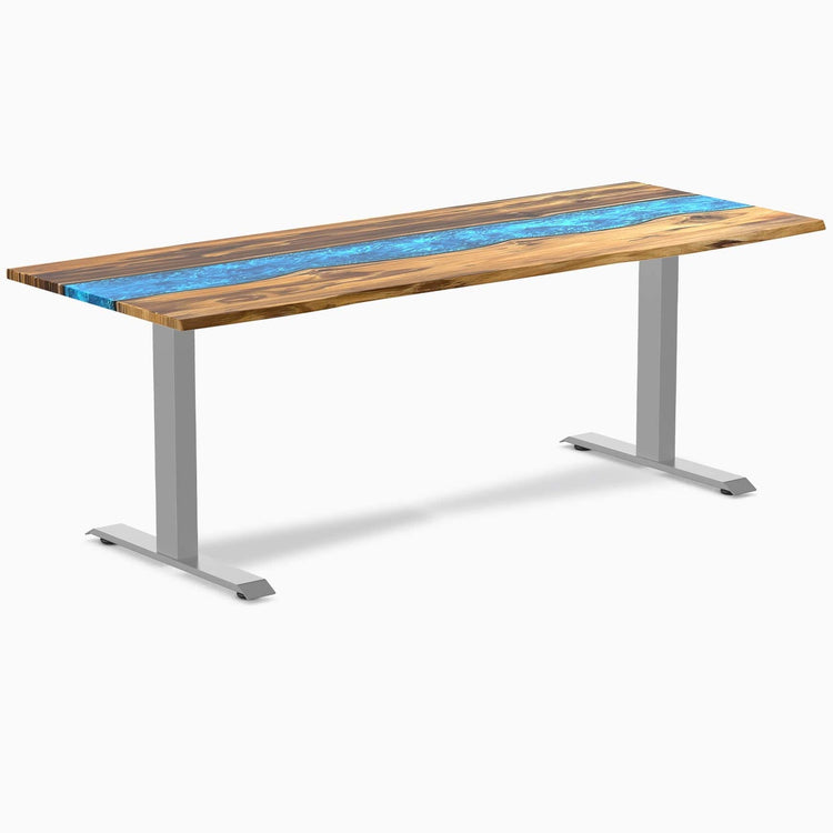 Bureau en bois massif et résine Desky Zero