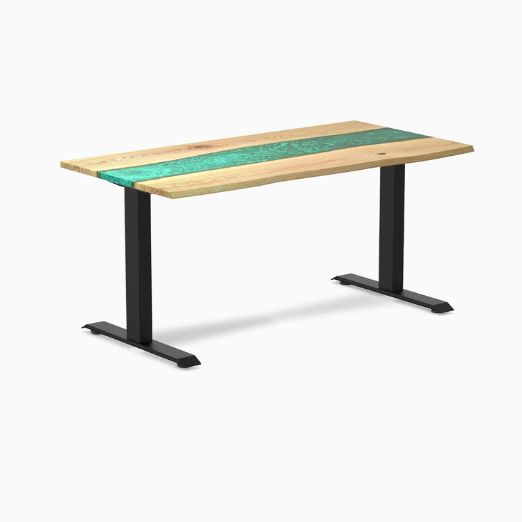 Bureau en bois massif et résine Desky Zero