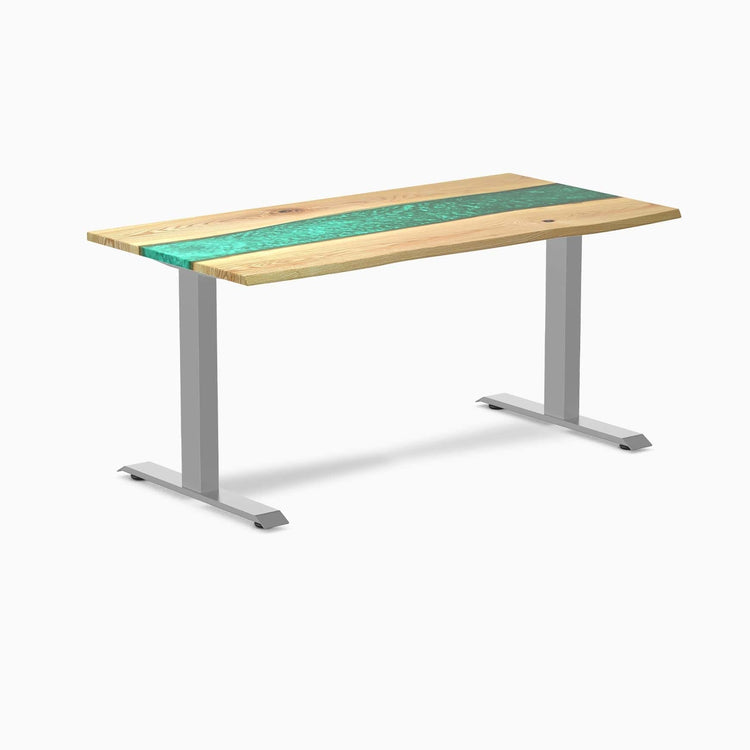 Bureau en bois massif et résine Desky Zero