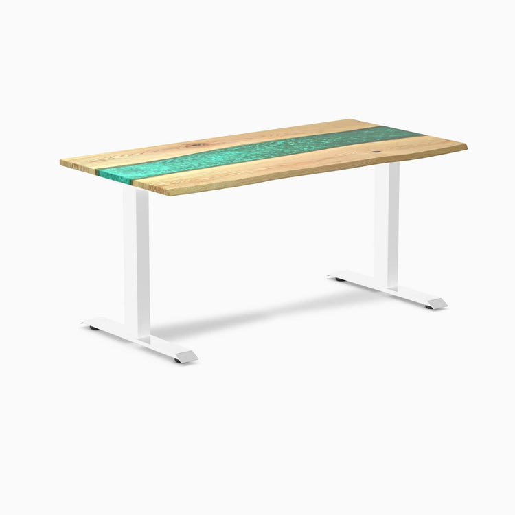 Bureau en bois massif et résine Desky Zero