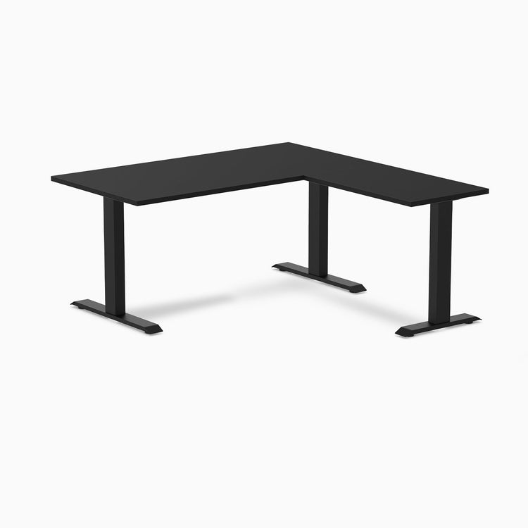 Bureau d'angle Desky Zero en mélamine