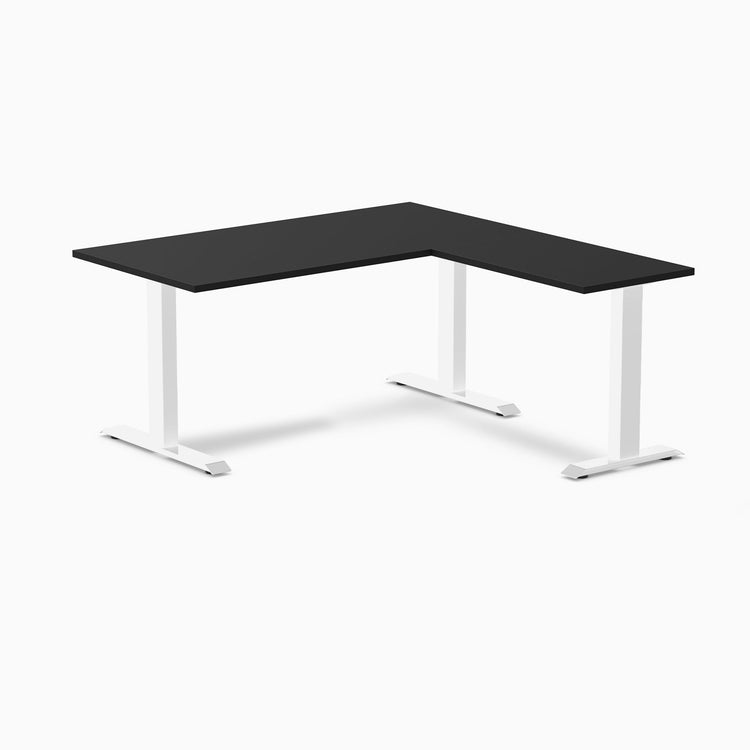 Bureau d'angle Desky Zero en mélamine