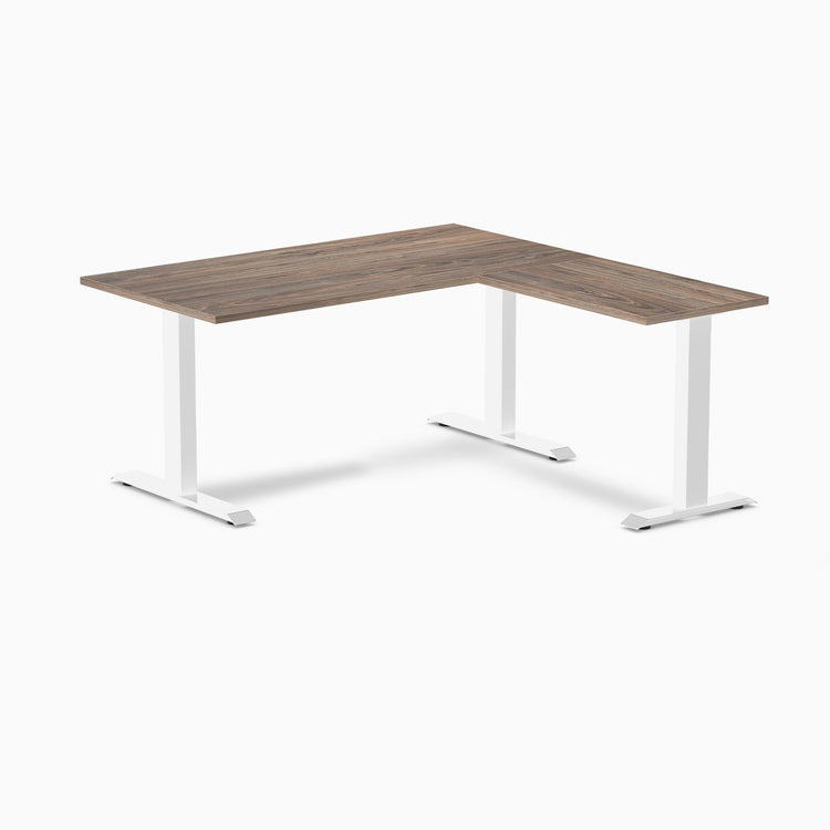 Bureau d'angle Desky Zero en mélamine