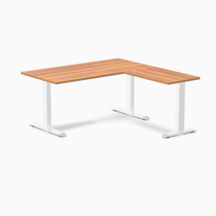 Bureau d'angle Desky Zero en mélamine