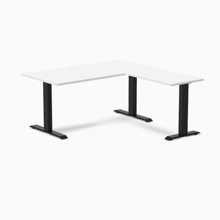 Bureau d'angle Desky Zero en mélamine