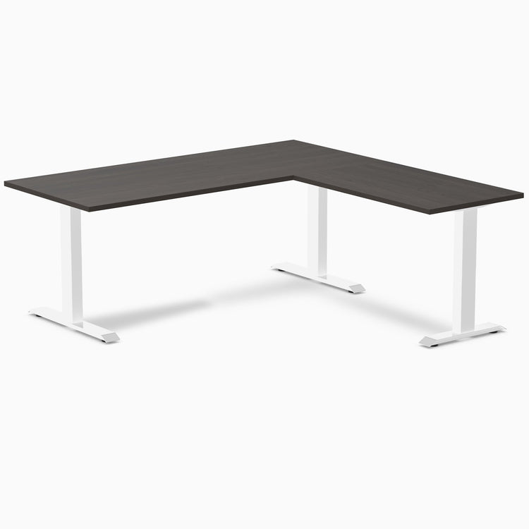 Bureau d'angle Desky Zero en mélamine