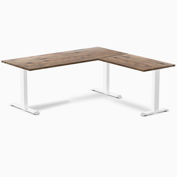 Bureau d'angle Desky Zero en bois massif