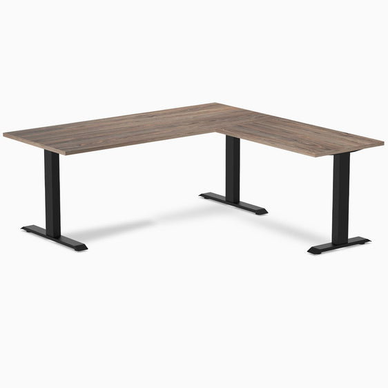 Desky Zero Melamine L-Shape Office Desk