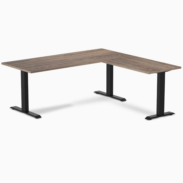 Bureau d'angle Desky Zero en mélamine