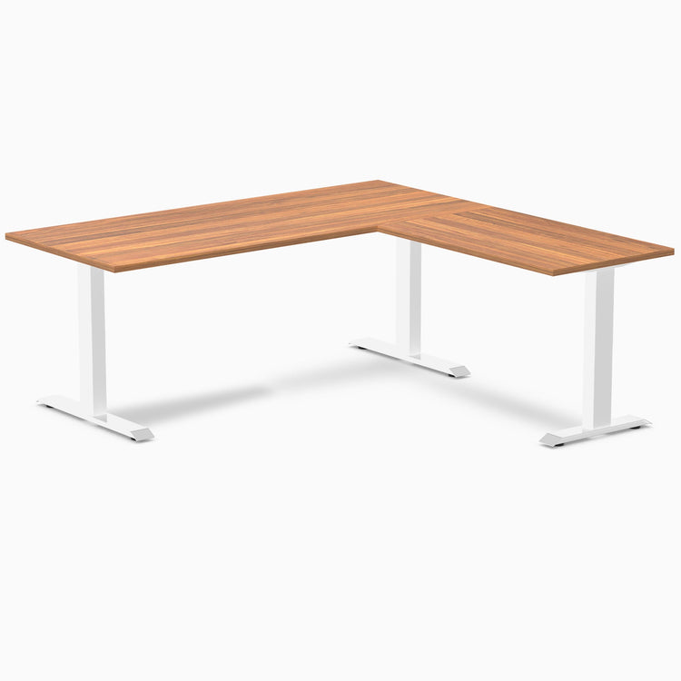 Bureau d'angle Desky Zero en mélamine