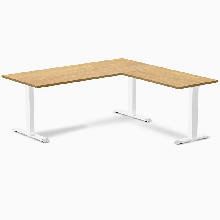 Bureau d'angle Desky Zero en hévéa