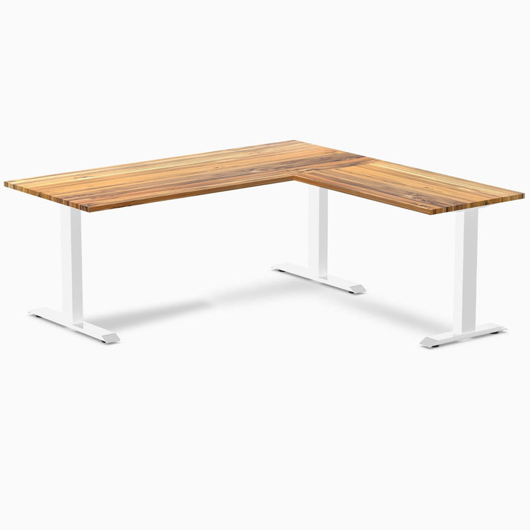 Bureau d'angle Desky Zero en bois massif