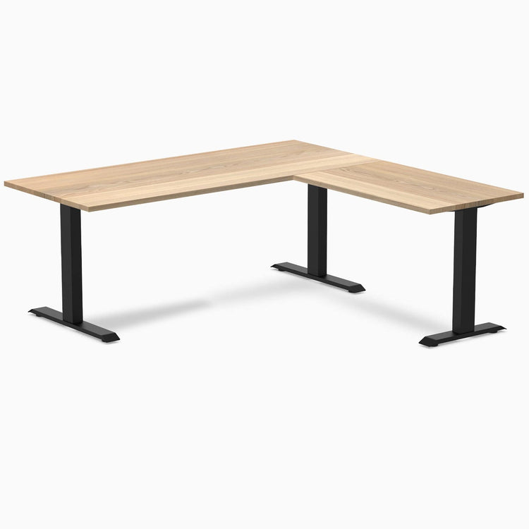 Bureau d'angle Desky Zero en bois massif