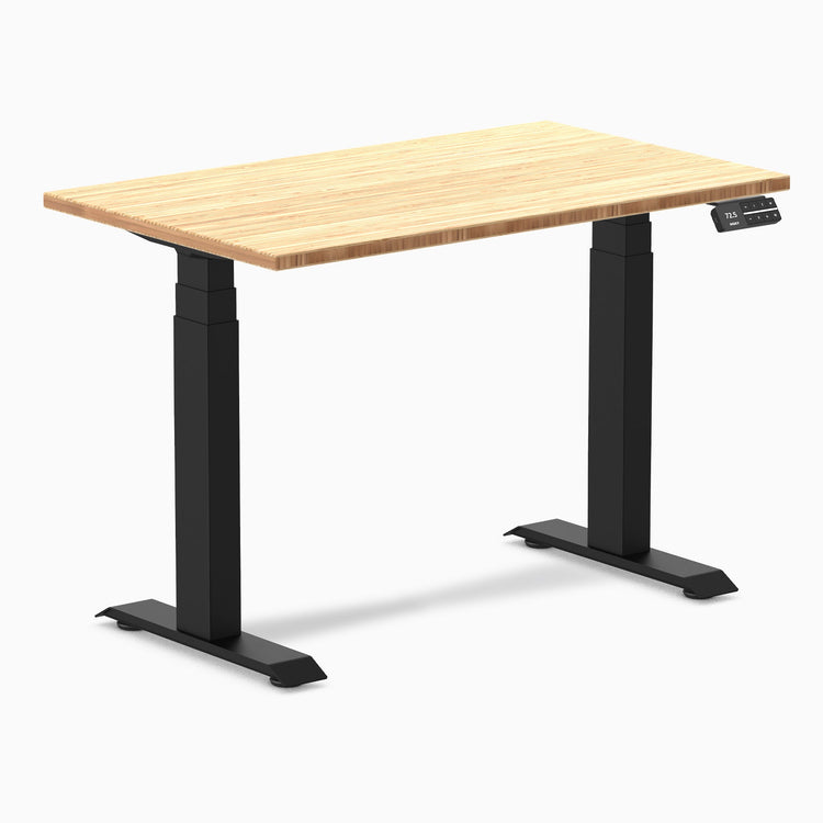 Bureau assis-debout en bambou Desky Dual Mini