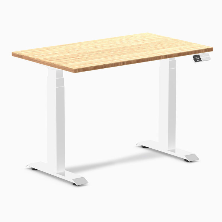 Bureau assis-debout en bambou Desky Dual Mini