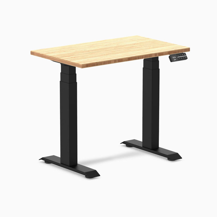 Bureau assis-debout en bambou Desky Dual Mini
