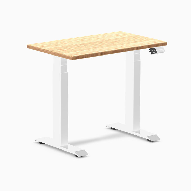 Bureau assis-debout en bambou Desky Dual Mini